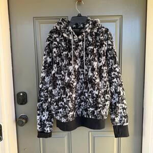 Athleta Tugga Sherpa‎ Jacquard Hoodie Small